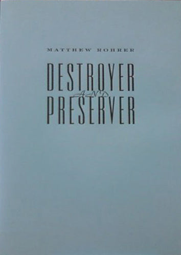 Destroyer Preserver - limited edition hardcover